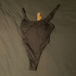 SKIMS Black One-Piece Swimsuit